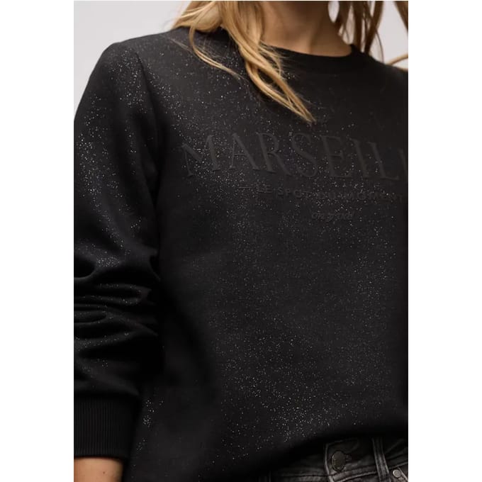 Glitterend sweatshirt
