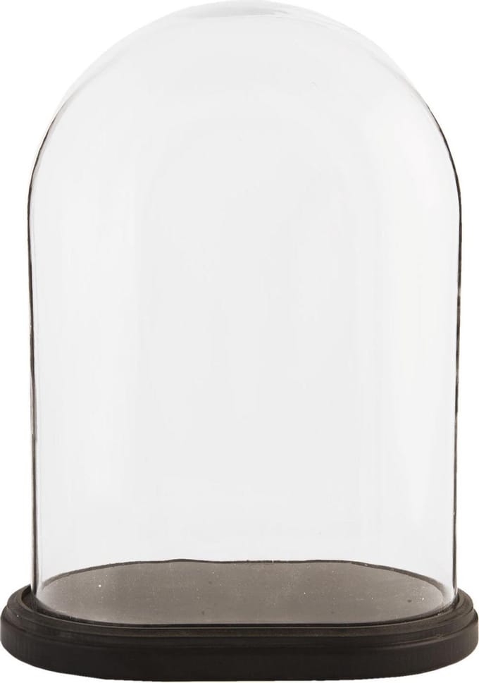 Clayre & Eef Stolp 33x22x42 cm Bruin Glas