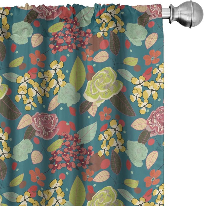 ABAKUHAUS – Tuinkunst Gordijnen 2x75x245 cm – Microvezel