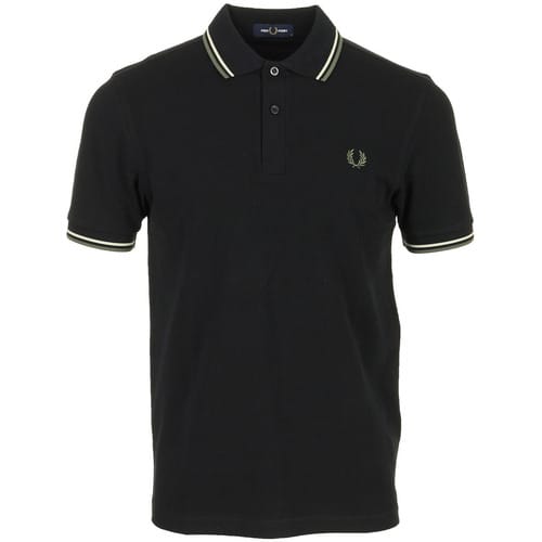Polo Shirt Korte Mouw Fred Perry Twin Tipped Shirt