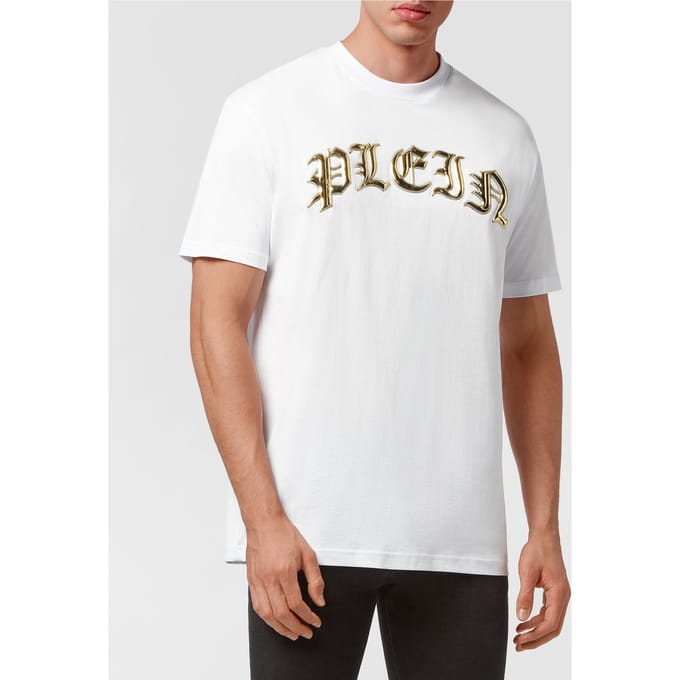 T-Shirt Ronde Hals Gothic Plein