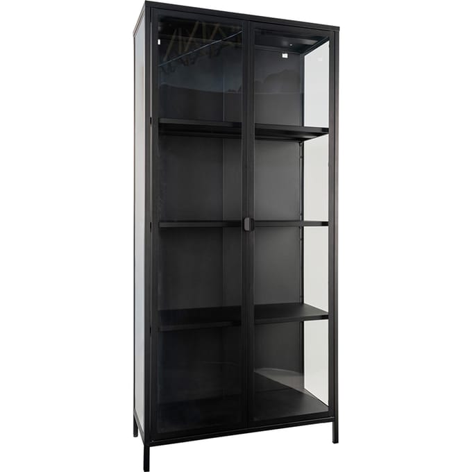 House Collection Vitrinekast 175 cm Bori Zwart