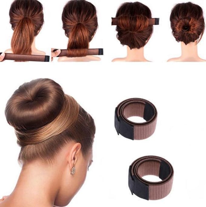*** Knot Maker - Maak de perfecte haarknot - Bun Maker - Haar Knot Maker - Lichtbruin - van Heble® ***