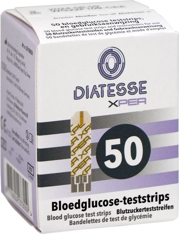 Diatesse XPER Glucose Teststrips (50 stuks)