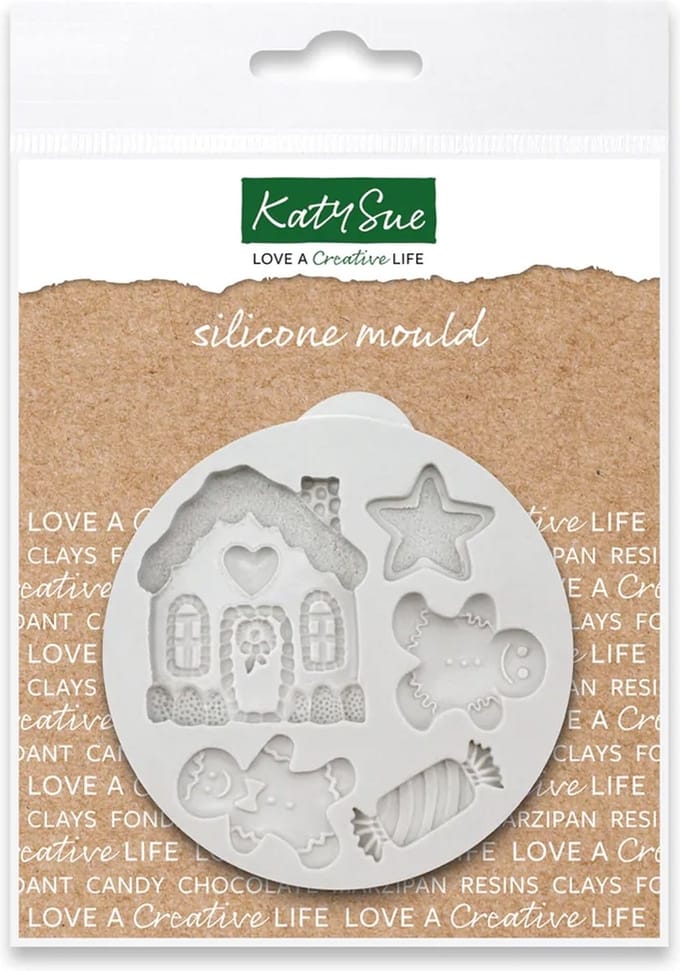 Katy Sue Siliconen Mal Miniatuur Kerst Peperkoek