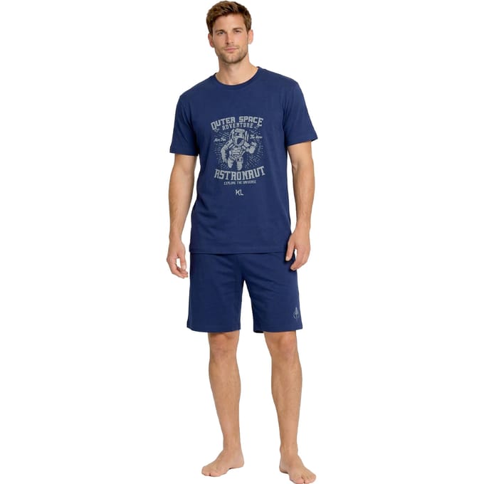 Heren Zomer Korte Katoenen Pyjama's KL30000