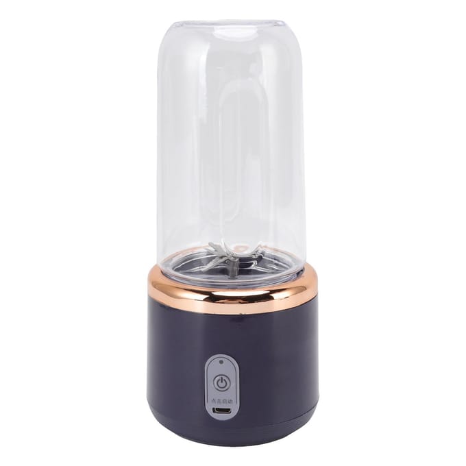Mini mixeur portable 6 lames haute vitesse 300 ml avec chargeur USB pour voyage white