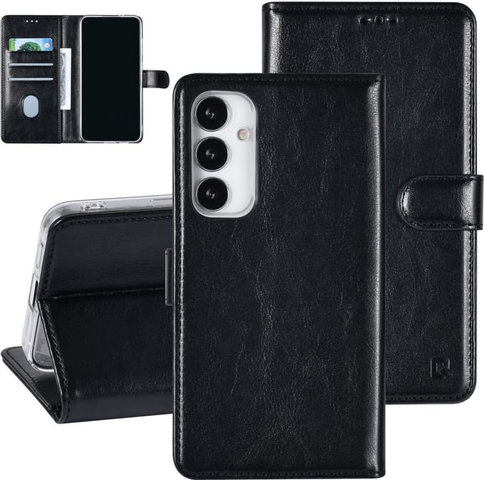UNIQ Accessory Galaxy S23 FE Book Case hoesje Pasjeshouder - Zwart