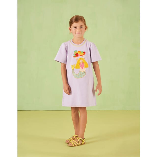 Oilily Dexi Jurk- maat152/12yr Pastel Lila