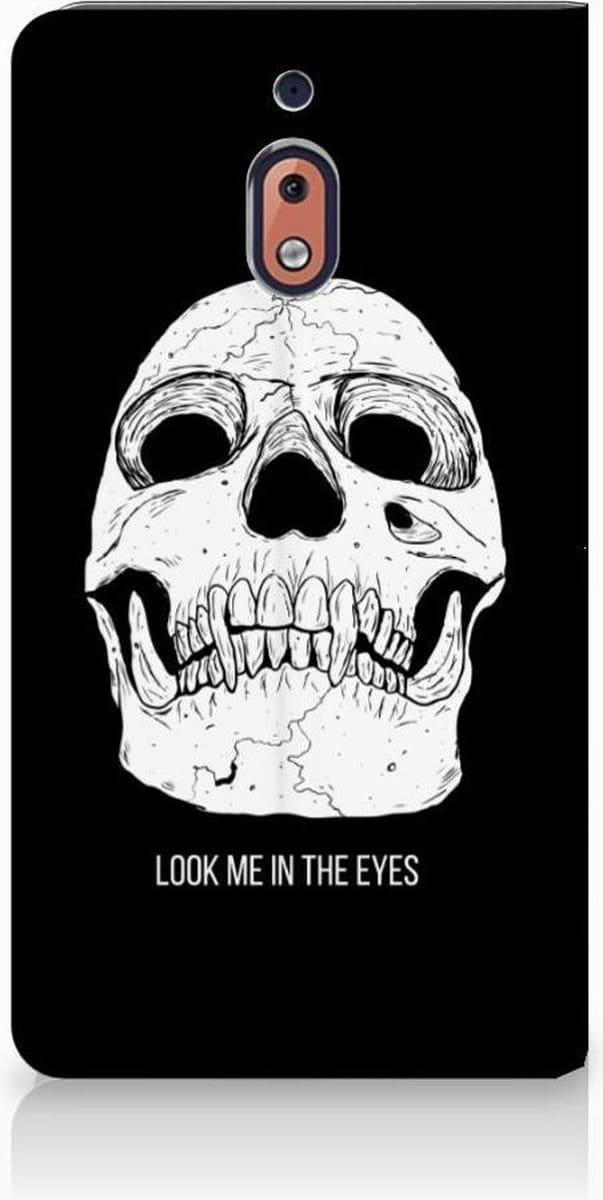 Mobiel BookCase Nokia 2.1 2018 Skull Eyes