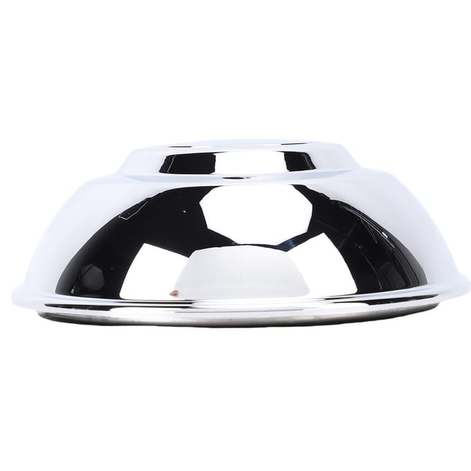 Cache Central de Roue Chrome 04895432AA Plastiques Robustes Cache Moyeu Central de Roue Remplacement white
