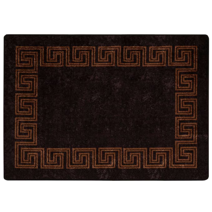 vidaXL - Tapijt - Runner - MARSA - Zwart - 100 - x - 150 - cm - Polyester - en - PVC