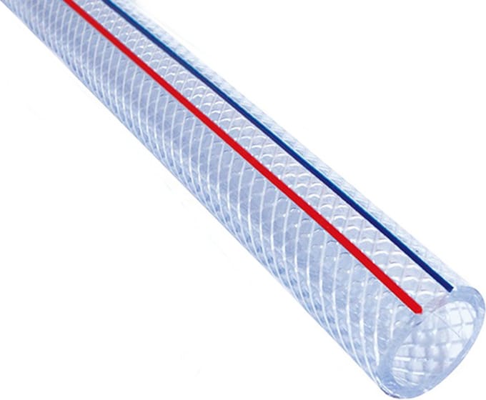 Transparante waterslang - 6,3mm - 10 Bar - Per meter