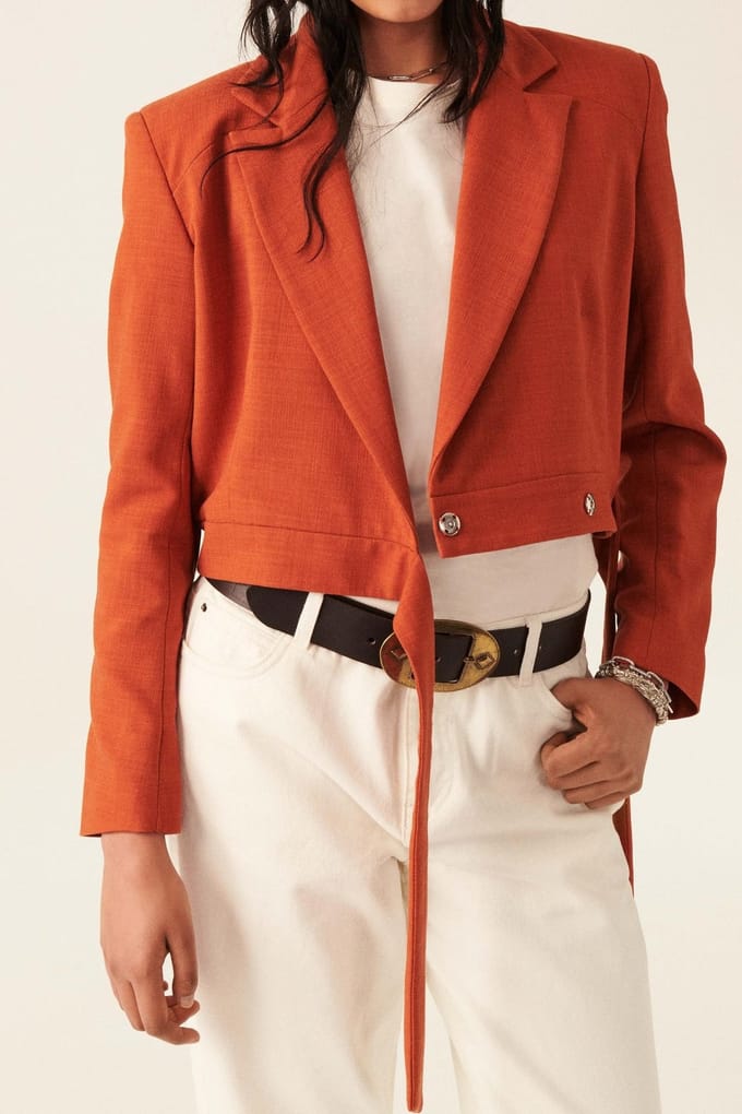 BA&SH Veste Esta Paprika Größe: L | Blazer Outlet | Damen