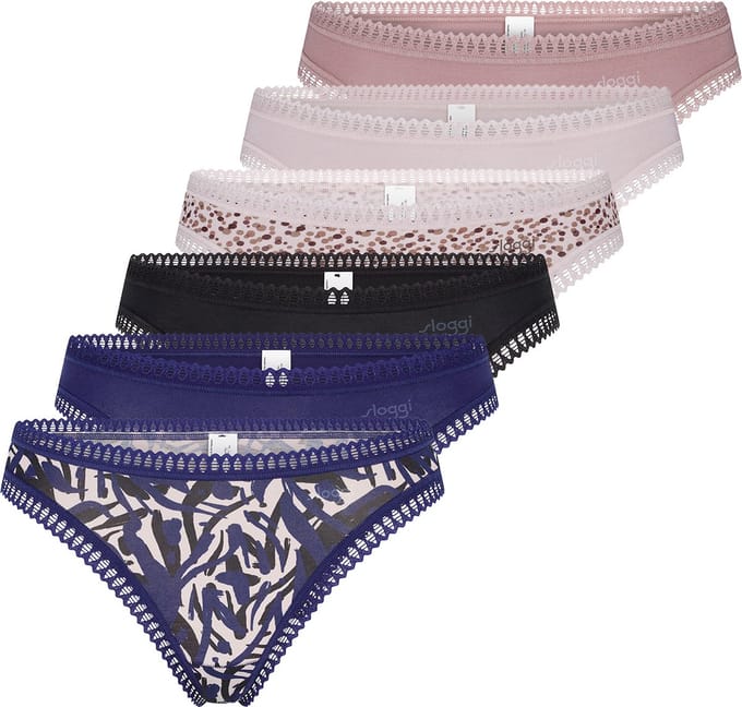sloggi Dames string 6 pack GO Crush