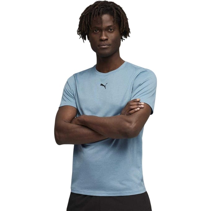 Puma Tad Performance-sport-T-shirt voor heren (Baltisch Blauw)