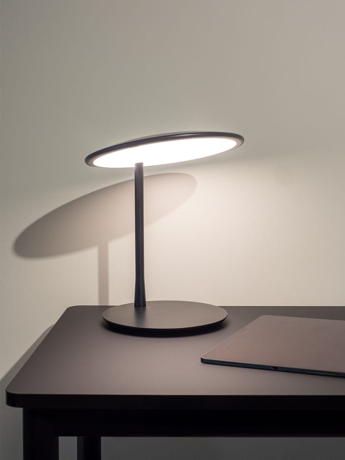 NINE Disc LED tafellamp - black