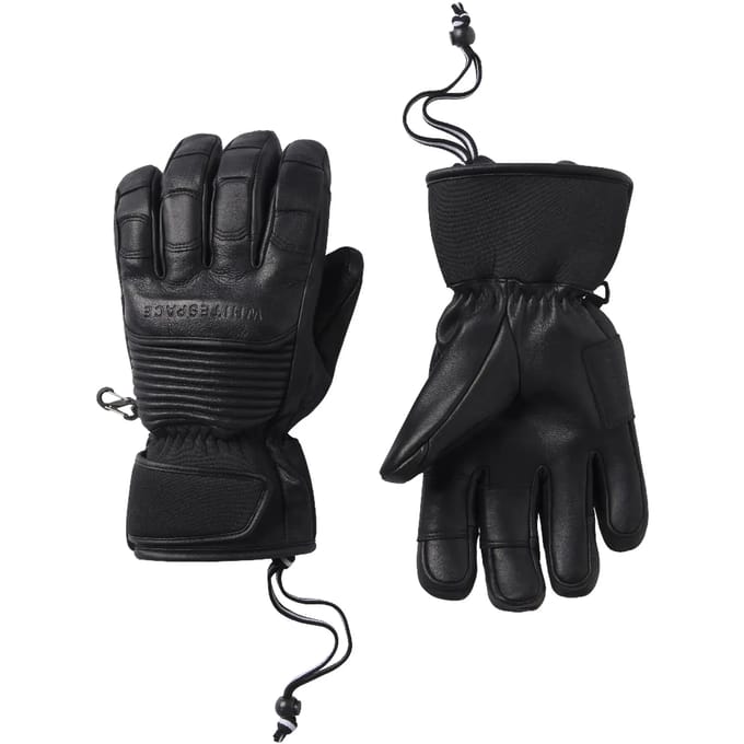 Leren skihandschoenen Whitespace