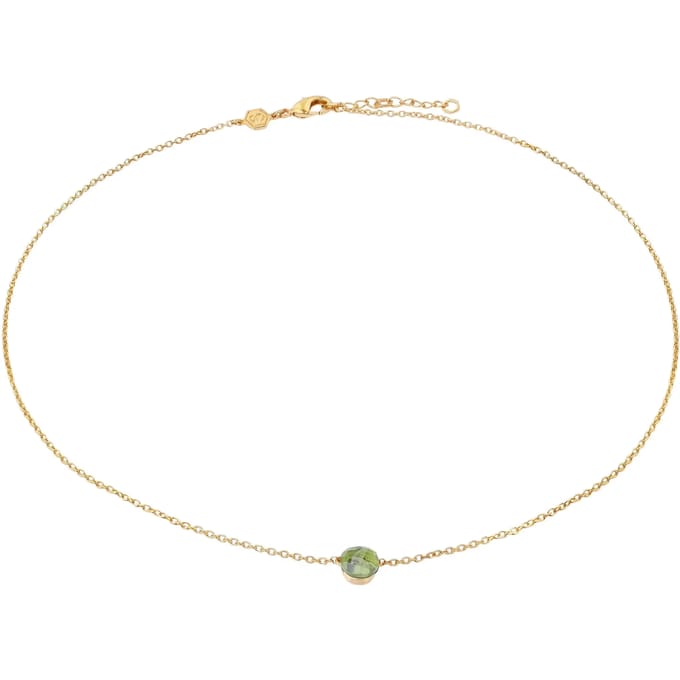 Peridot stenen collier voor dames Sloya Aurora