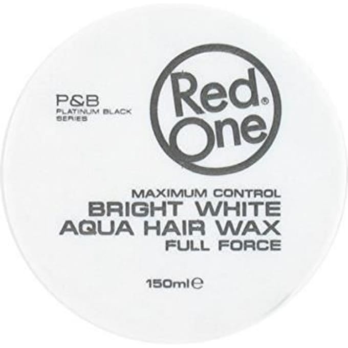 Red One Maximum Control Bright White Aqua Hair Wax 150 ml