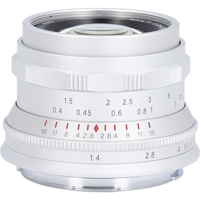 35mm F1.4 Full Frame Portretlens Optisch Glas Groot Diafragma Vast Handmatige Focus L-Mount Camera wit