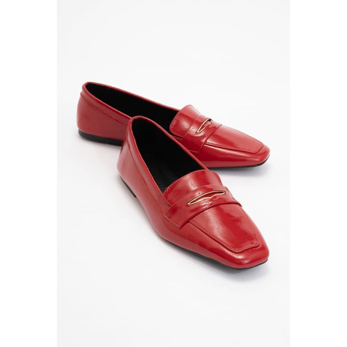 Iridessa Leren Plat Loafers Dames