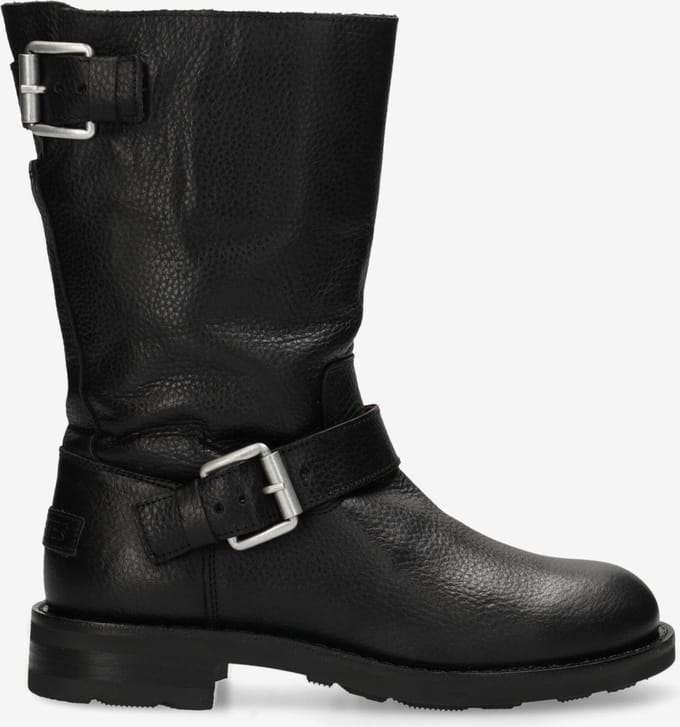 Shabbies Amsterdam - Alyd Mia Boot Leer Zwart - Maat 38