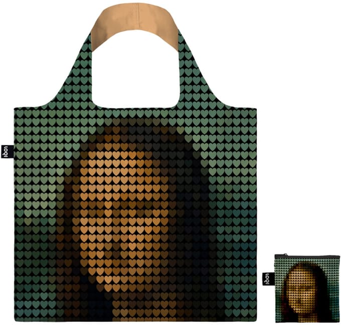 LOQI Shopper - Leonardo da Vinci Mona Lisa - Pix & Love - Gerecycled materiaal