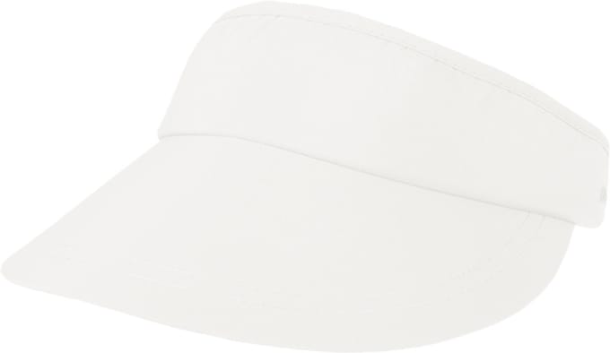 Hatland - Vadis - Zonneklep met brede klep - Wit - Maat S/M - Unisex