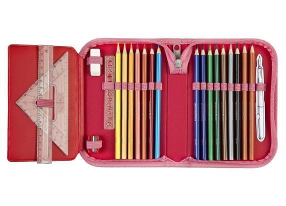 Barbie etui gevuld Pennenzakken en -etui's