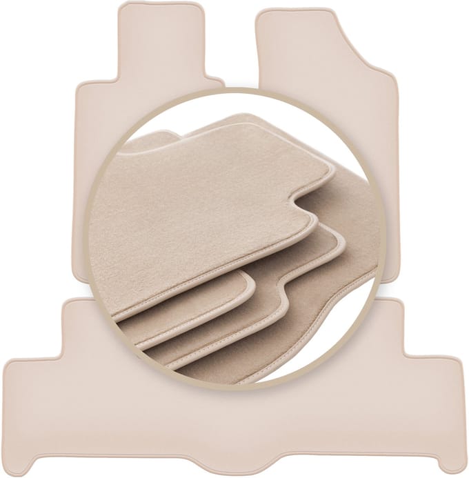 PREMIUM beige vloermatten voor: Hummer H3 SUV 2005-2010