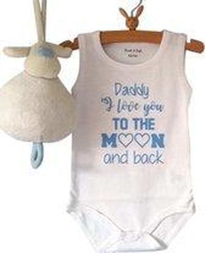 baby romper tekst eerste vaderdag papa