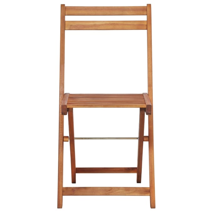 vidaXL - Bistrostoelen - 2 - st - massief - acaciahout