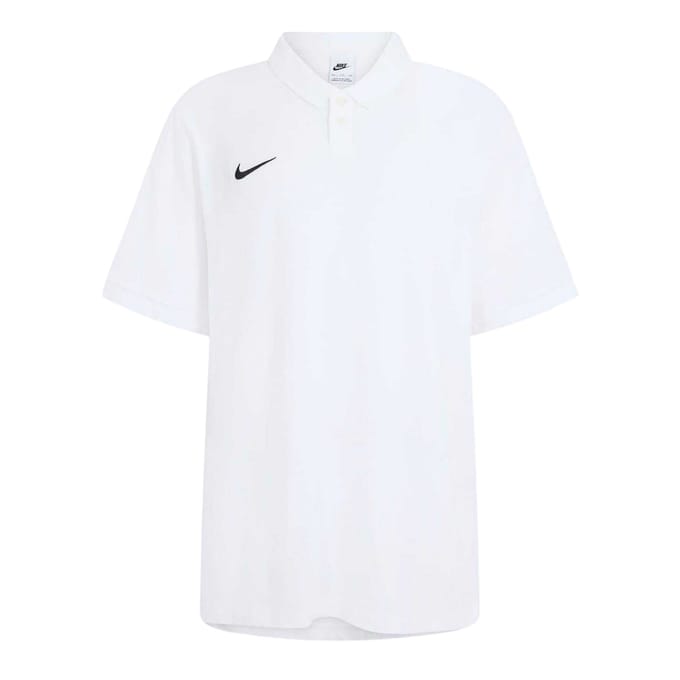 Nike Heren Team Club Marl Poloshirt (Wit)
