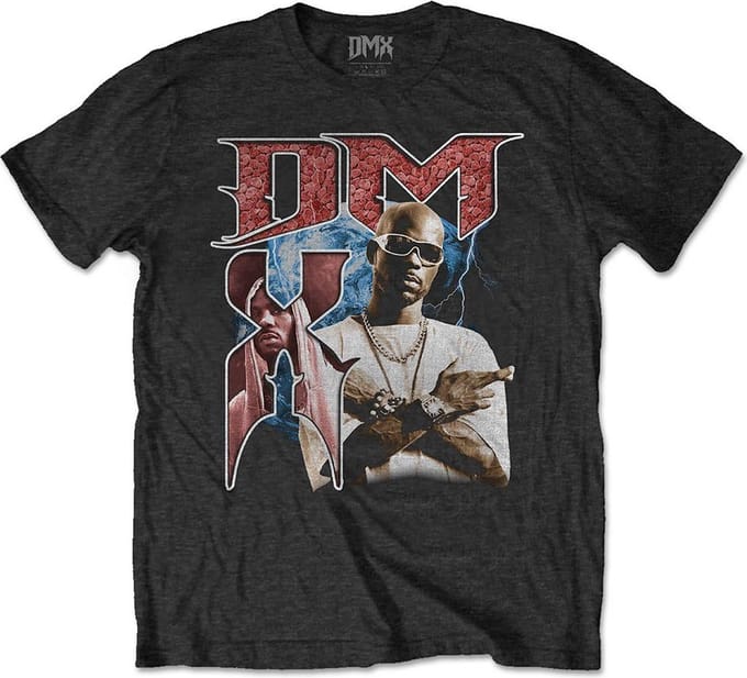 DMX - Bootleg Red Heren T-shirt - S - Zwart
