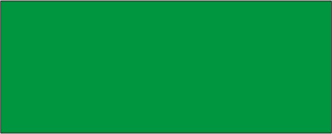 Blanco magneetsticker - groen 100 x 40 mm