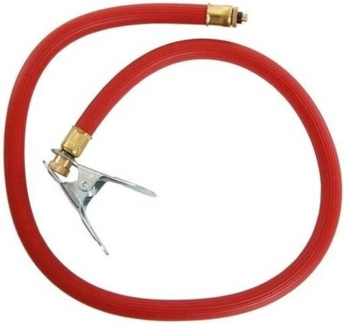 Benson Fietspompslang - 62 cm - rood - pompslang ventielpomp