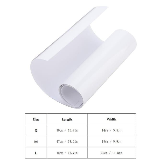 2 stuks Sofa Beschermende Kat Anti-kras Sticker Bescherming Meubels Krasbeschermer Mat(M) M white