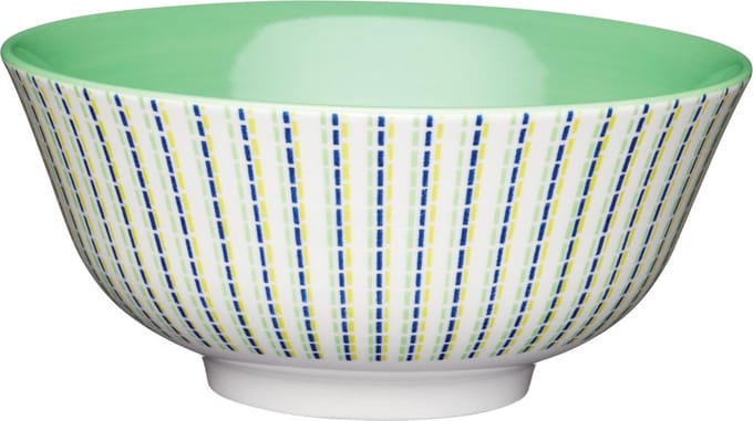 Kitchencraft Kom Moroccan Style Lime Hues 15,7 Cm Keramiek Wit