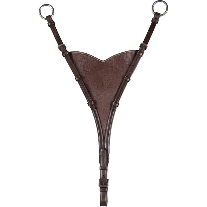 Dy'on - Gesloten martingaalvork zacht leer Bruin Cob