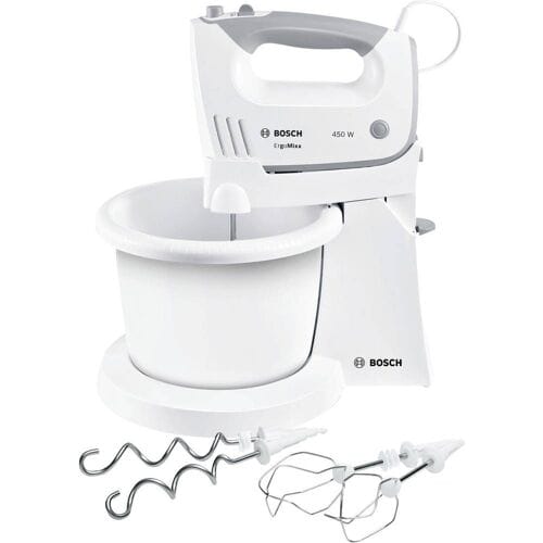 Bosch MFQ36460 ErgoMixx - Handmixer - Incl mengkom - 450W - Wit