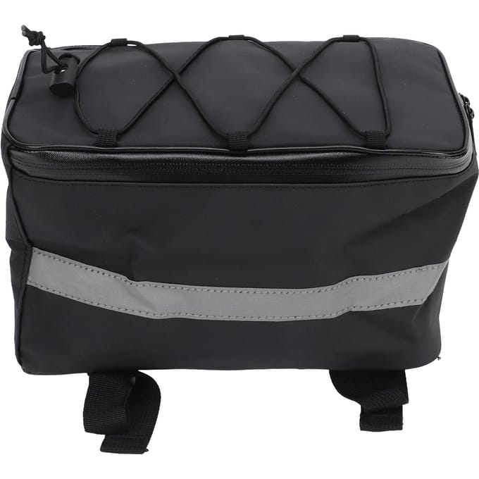 Fiets Achterdrager Tas Waterdicht Reflecterend Grote Capaciteit Fiets Achterdrager Drager met Regenhoes black