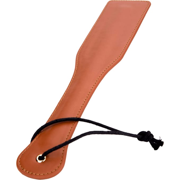Dreamtoys Blaze elite paddle Cognac Vegan leren - Bruin