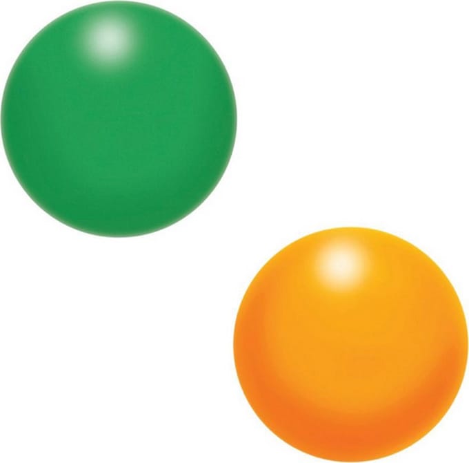 Aidapt Stressbal set van 2 - En - Oranje/Groen