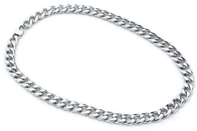 etNox hard and heavy Halsketting - Panzerkette - voor Mannen - zilverkleurig