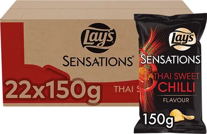 Lays Sensations Thai Sweet Chili - Chips - 22 x 150 gram