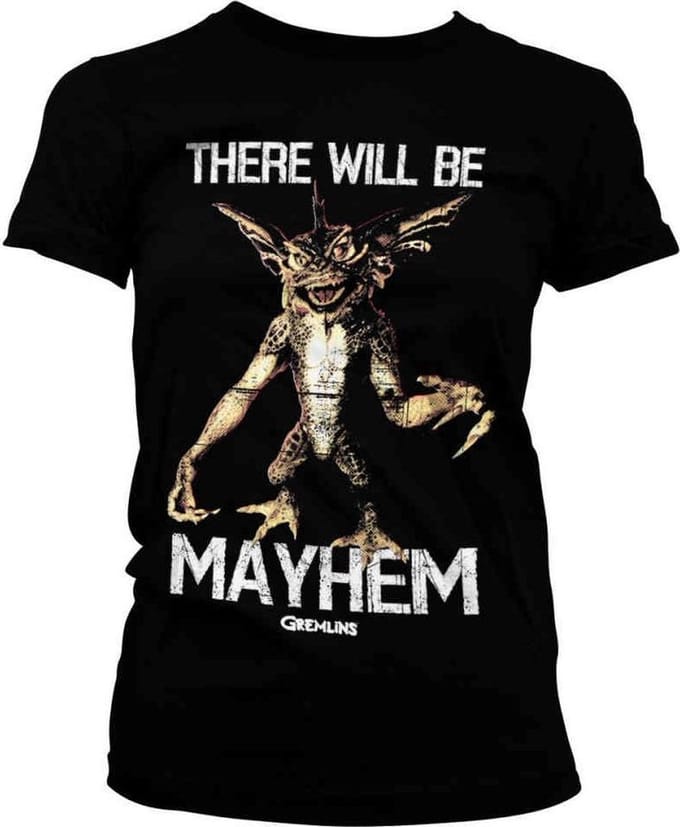 Gremlins Dames Tshirt -S- There Will Be Mayhem Zwart