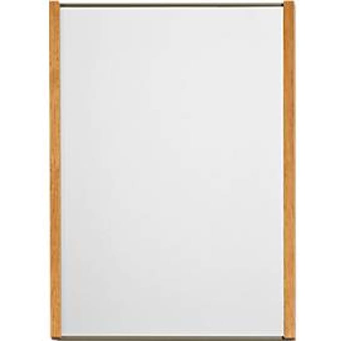 Moedel Wandschild LMH, DIN A4, Hochformat, Holz- und Aluminiumrahmen, Klebe- oder Schraubmontage, B 308,5 x H 422,5 mm, silber/Eiche