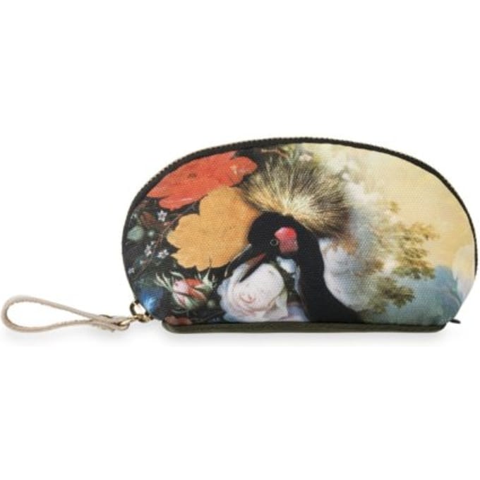Bien moves etui, groovy green collection - crane bird crown