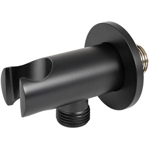 Kronenbach SUPRA 2.0 wall connection elbow with shower holder round 28628002SMKB